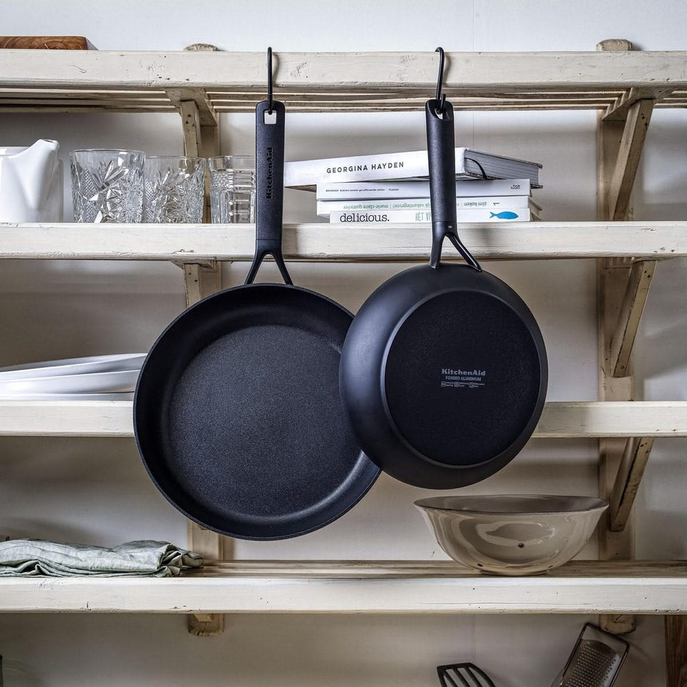 Juego de sartenes KitchenAid Classic Forged 2 piezas - ø 20 & 28 cm - revestimiento antiadherente cerámico