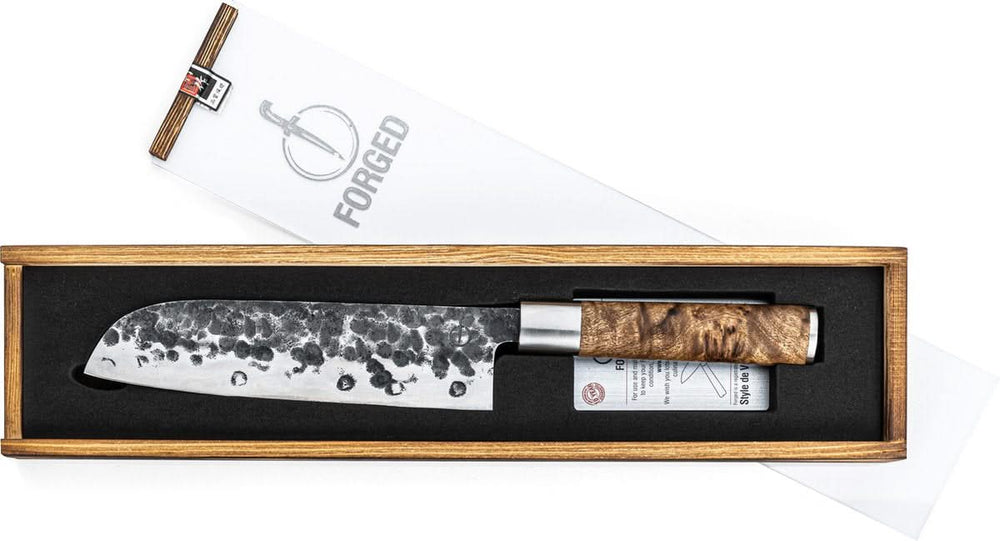 Forged Santoku knife VG10 18 cm