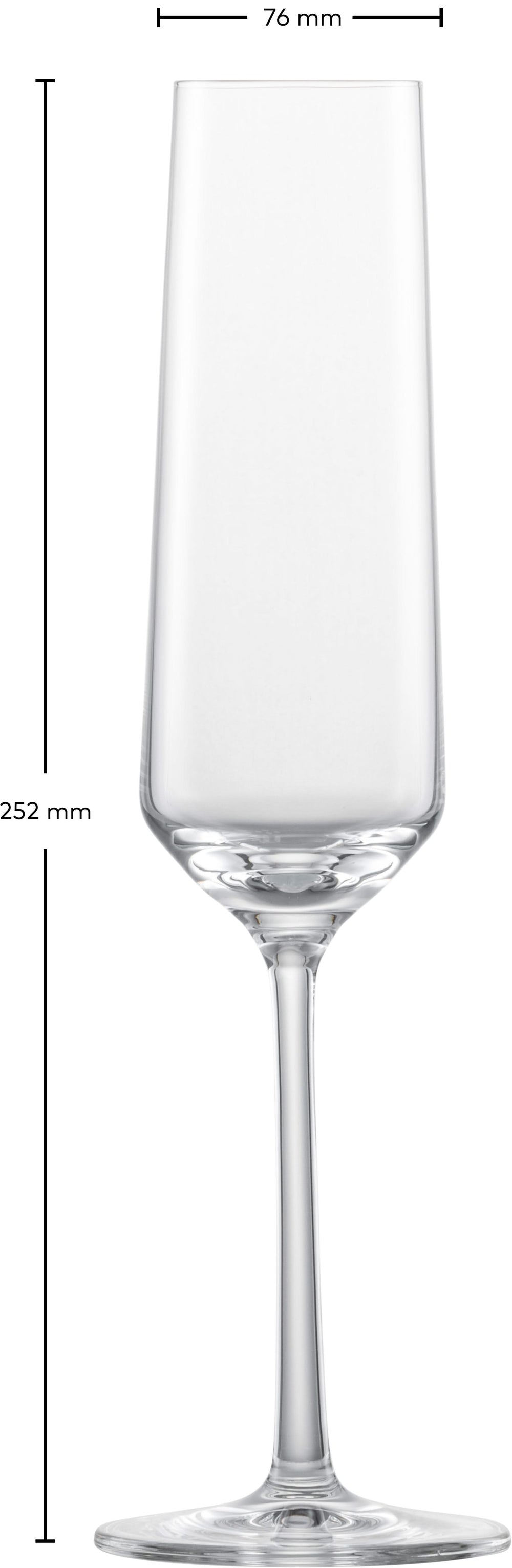 Copas de champán Zwiesel Glas - Flutes - Pure - 215 ml - 2 piezas