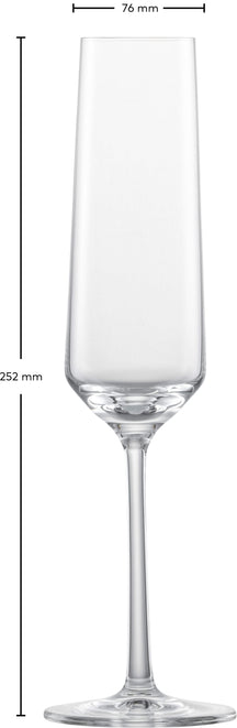 Copas de champán Zwiesel Glas - Flutes - Pure - 215 ml - 2 piezas