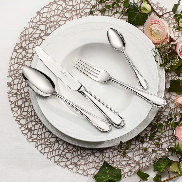 Villeroy & Boch Juego de cubiertos Mademoiselle - Acero inoxidable - 24 piezas / 6 personas