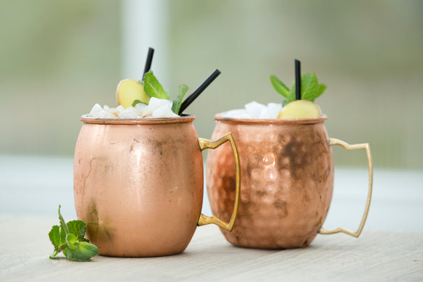Cookinglife Vasos para cóctel Moscow Mule - Cobre - 500 ml - 6 unidades
