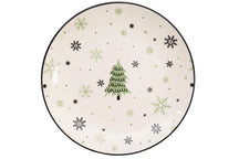 Cookinglife Christmas Dinnerware Set Green 18-piece / 6 persons - 6 dinner plates, 6 breakfast plates & 6 bowls