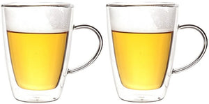 Cosy & Trendy Vasos dobles de cristal 250 ml - 2 piezas