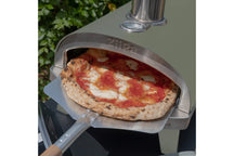 Horno para pizza ZiiPa Piana - A leña - con termómetro - Eucalyptus - para pizzas de ø 30 cm - Piedra para pizza giratoria