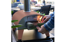 ZiiPa Pizza Oven Piana - Wood-fired - with Thermometer - Terracotta - for ø 30 cm pizzas - Rotating pizza stone