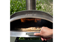 Horno para pizza ZiiPa Piana - A leña - con termómetro - Eucalyptus - para pizzas de ø 30 cm - Piedra para pizza giratoria