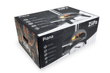 Horno para pizza ZiiPa Piana - A leña - con termómetro - Antracita - para pizzas de ø 30 cm - Piedra para pizza giratoria