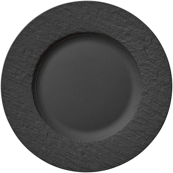 Plato para cena Villeroy & Boch Manufacture Rock - Negro - ø 27 cm