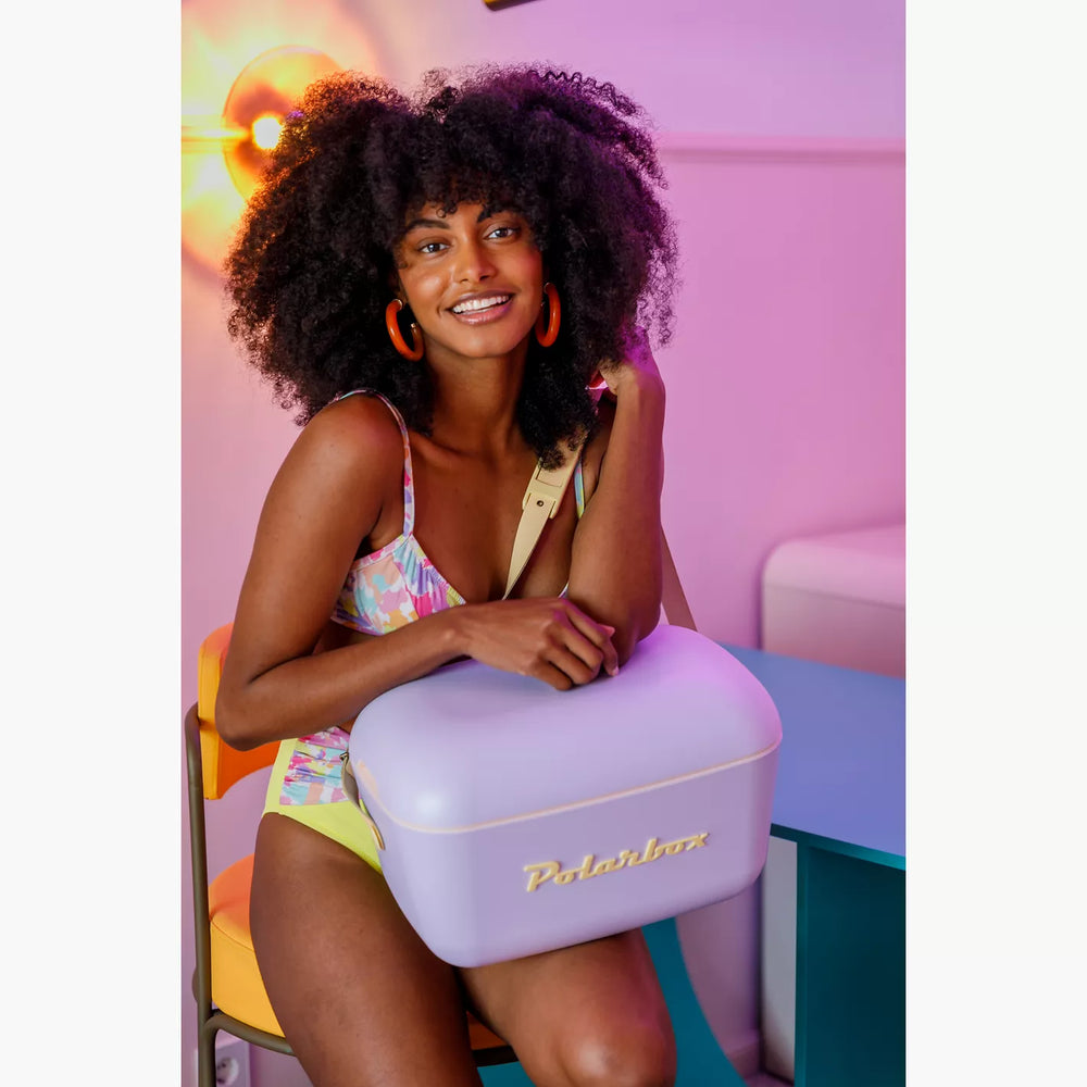Polarbox Cool Box with Shoulder Strap - Purple Sorbet - 12 Liters