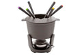 Set de fondue de hierro fundido - 6 personas - gris - 1.2 litros Cosy & Trendy