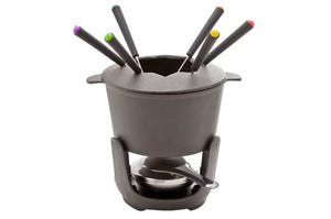 Set de fondue de hierro fundido - 6 personas - gris - 1.2 litros Cosy & Trendy