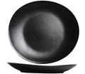Cosy & Trendy Dinner Plates Vongola Black - 28 x 26 cm - 4 pieces