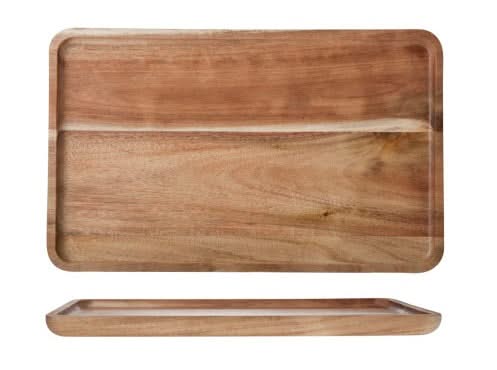 Bandeja de presentación Cosy & Trendy Senegal Madera de acacia 29 x 18 cm