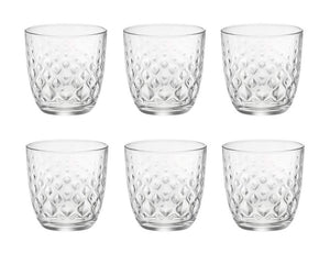 Vasos Bormioli Rocco Glit - Transparente 295 ml - 6 piezas