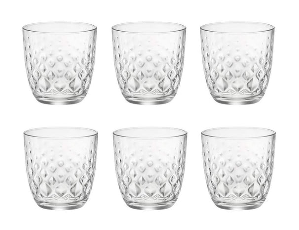 Vasos Bormioli Rocco Glit - Transparente 295 ml - 6 piezas