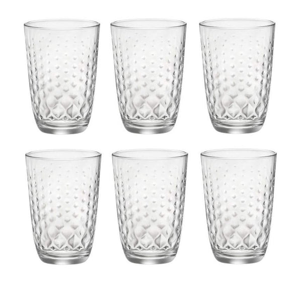 Vasos longdrink Bormioli Rocco Glit Transparente - 390 ml - 6 piezas
