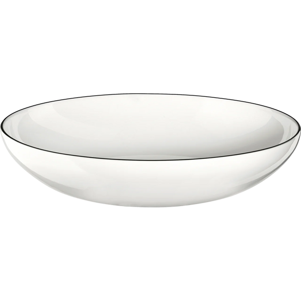 ASA Selection Deep Plates / Pasta Bowls A Table Ligne Noire ø 22 cm - 4 Pieces