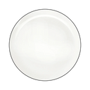 ASA Selection Platos de desayuno / Platos de postre A Table Ligne Noire ø 21 cm - 4 unidades