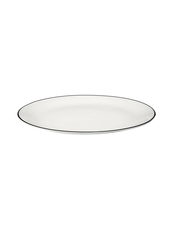 ASA Selection Breakfast Plates / Dessert Plates A Table Ligne Noire ø 21 cm - 4 pieces