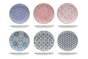 Platos de desayuno / postre Cosy & Trendy Delirio ø 19 cm - 6 unidades