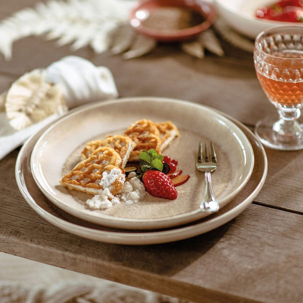 Villeroy & Boch Plato para desayuno / postre Perlemor Sand - ø 24 cm