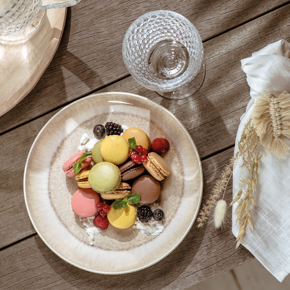 Villeroy & Boch breakfast plate / Dessert plate Perlemor Sand - ø 24 cm