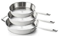 Beka juego de sartenes 3 piezas Maestro 5-Ply - ø 20, 24 & 28 cm - apto para todas las fuentes de calor - sin revestimiento antiadherente