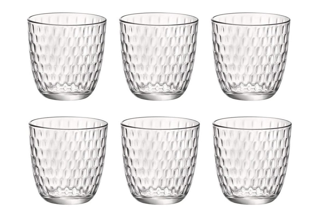 Bormioli Rocco Water Glasses Slot - Transparent - 290 ml - 6 pieces