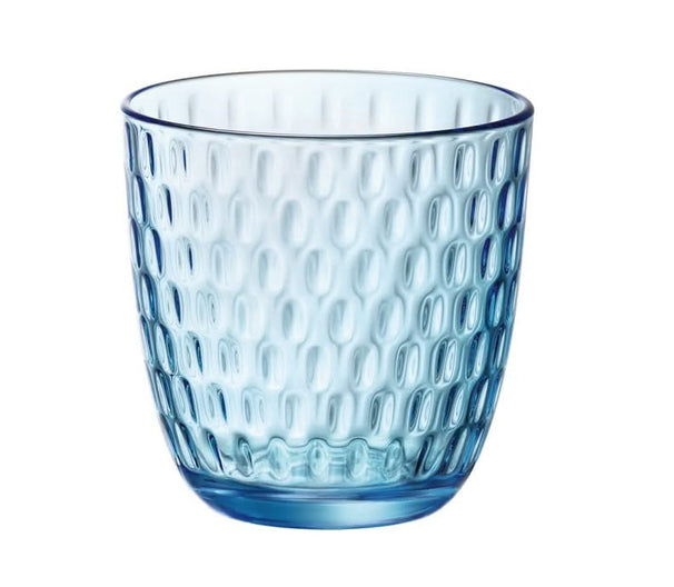Vasos de agua Bormioli Rocco Slot - Azul - 290 ml - 6 piezas