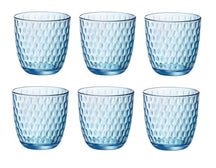 Bormioli Rocco Water Glasses Slot - Blue - 290 ml - 6 pieces