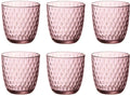 Bormioli Rocco Water Glasses Slot - Pink - 290 ml - 6 pieces