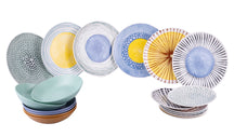 Villa d'Este Home Dinnerware Set Marea Porcelain 18-piece / 6 persons - 6 dinner plates, 6 breakfast plates and 6 deep plates