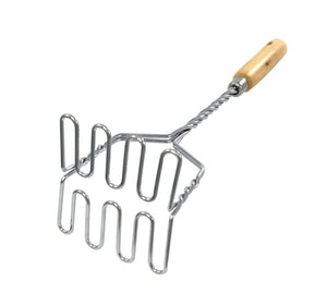 Machacador de Patatas Cookinglife Mango de Madera 37 cm
