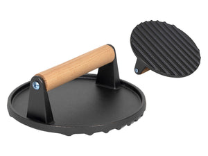 Blackwell Cast Iron Hamburger Press /  Smash Burger Press / Grill Press / Meat Press - Cast Iron - ø 18 cm