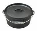 Blackwell Casserole Cast Iron / Dutch oven with lid - ø 25 cm / 4 liters - without non-stick coating