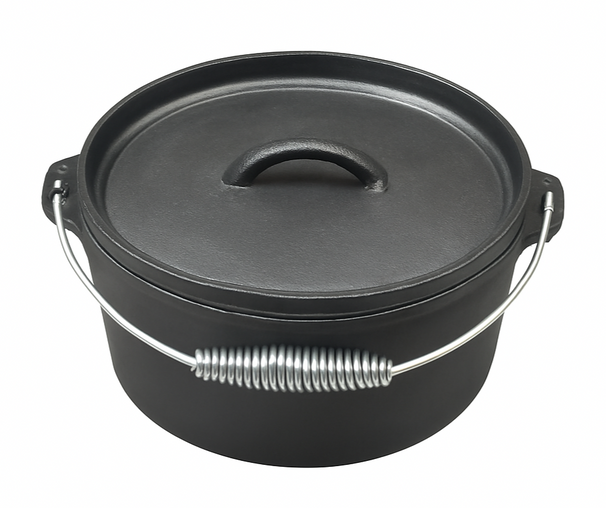 Blackwell Dutch oven / Cacerola con tapa - Hierro fundido - ø 25 cm / 4 litros - sin recubrimiento antiadherente