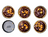 Birkmann Cake Mould / Baking Mould / Quiche Mould with loose base Premium Baking ø 10 x 2 cm - 6 Pieces