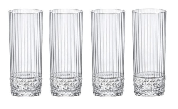 Bormioli Rocco Vasos Longdrink America 20's - 400 ml - 4 unidades
