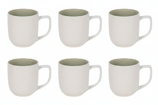 Cookinglife Mugs Mos Green 390 ml - 6 pieces