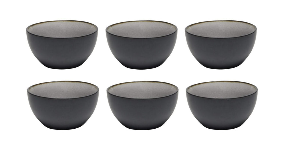 Cookinglife Small Bowls Nola Warm Grey ø 12 cm - 6 pieces