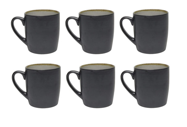 Cookinglife Tazas Nola Gris cálido 350 ml - 6 piezas