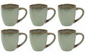Cookinglife Mugs Sabi Green 450 ml - 6 pieces