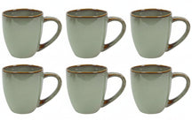 Cookinglife Mugs Sabi Green 450 ml - 6 pieces
