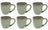 Cookinglife Mugs Sabi Green 450 ml - 6 pieces