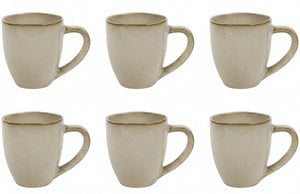 Cookinglife Tazas Sabi Beige 450 ml - 6 unidades