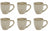 Cookinglife Mugs Sabi Beige 450 ml - 6 pieces