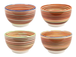 Cookinglife Soup Bowls / Bowls Rhythm & Lines ø 14 cm - 4 Pieces