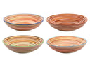 Cookinglife Deep Plates / Pasta Bowls Rhythm & Lines ø 20 cm - 4 pieces