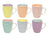 Cookinglife Mugs Pastel Harmony 340 ml - 6 pieces